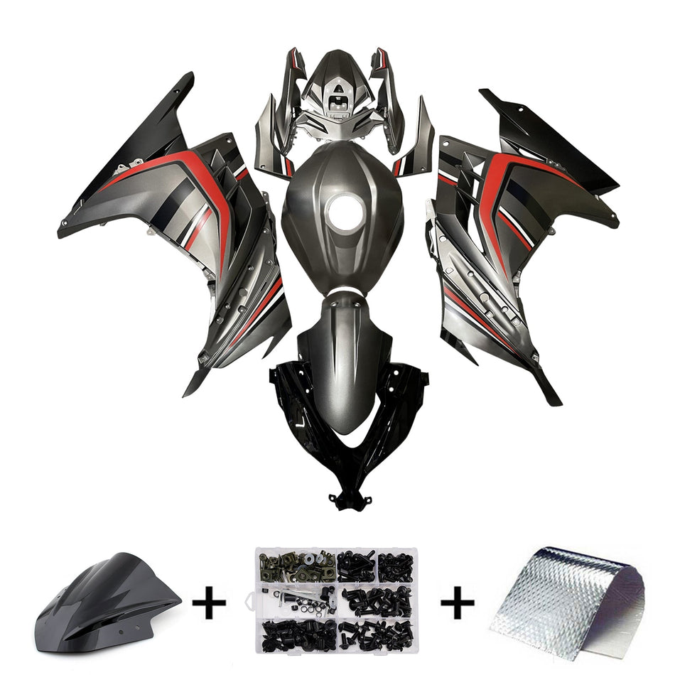 Injection Verkleidung Kit Karosserie Kunststoff ABS fit Für Kawasaki EX300 Ninja300 2013-2024