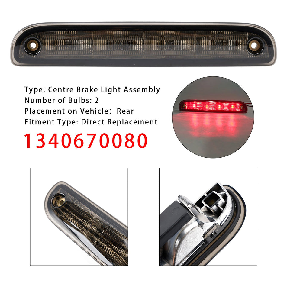 Rücklicht/Bremsleuchte 1340670080 für Peugeot Boxer (2006–2024), schwarz