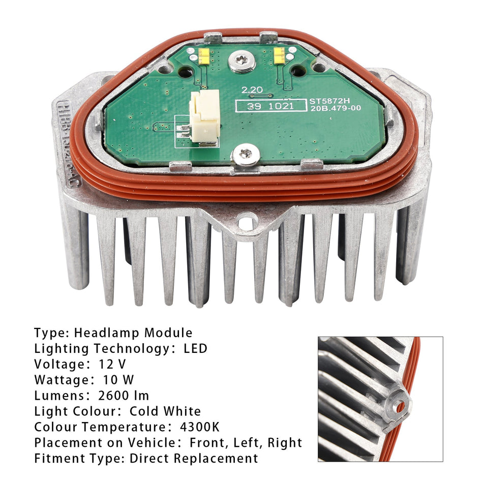 Ford Fiesta, Focus, Transit Custom Van LED-Tagfahrlicht DRL-Steuermodul Vorschaltgerät H1BB13D278AC