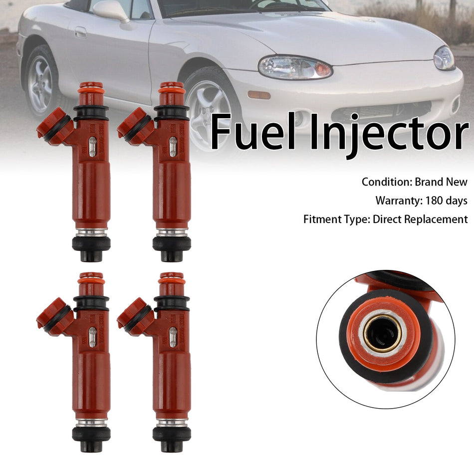 1999-2001 Mazda Miata 1.8L 4PCS Kraftstoffinjektor 195500-3310 1955003310