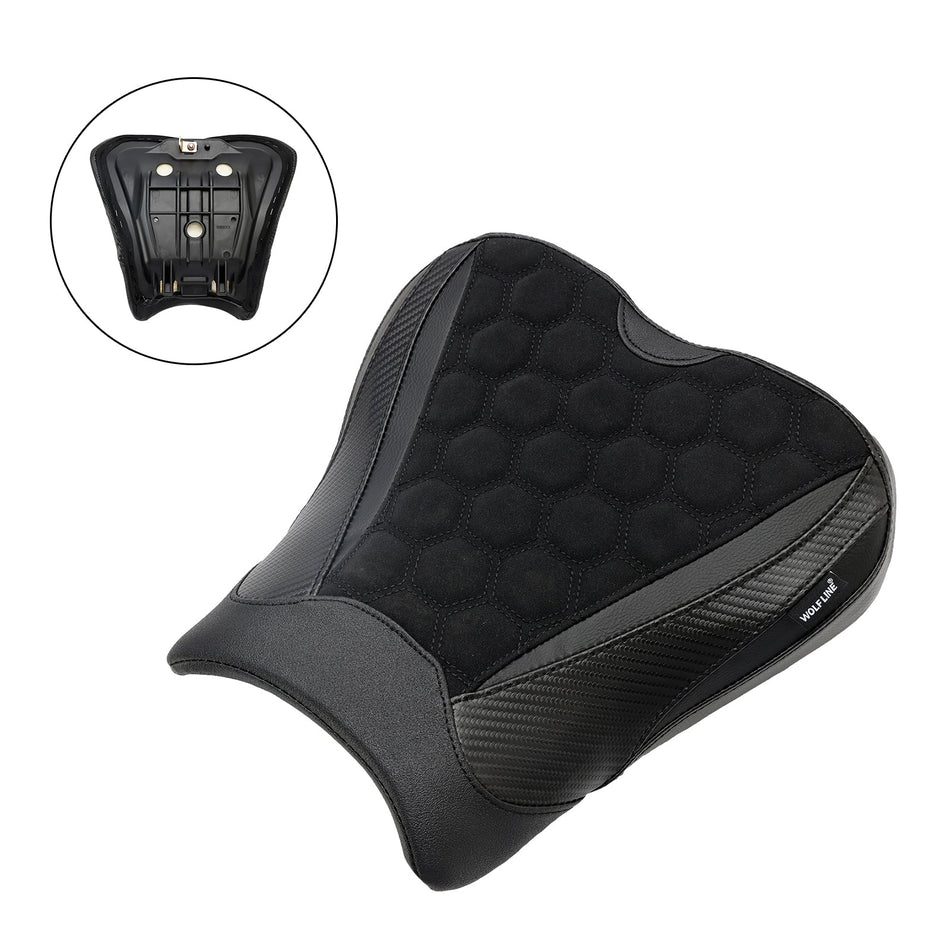 2023 KAWASAKI Ninja ZX-4R ZX-4RR Vorderer Fahrersitz Raider Kissen Pu Blacka