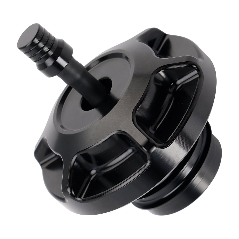 Tankdeckel aus Aluminium mit Entlüftungsschlauch für Softail Low Rider S ST Touring