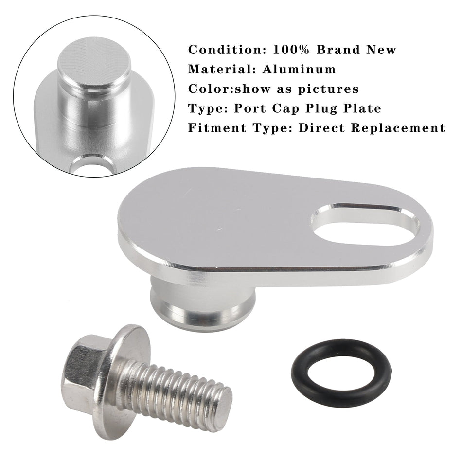 Kompressor MAP Vakuum Port Kappe Stecker Platte LS SC Gebl?se 551383 Für LSA LS9 LT4