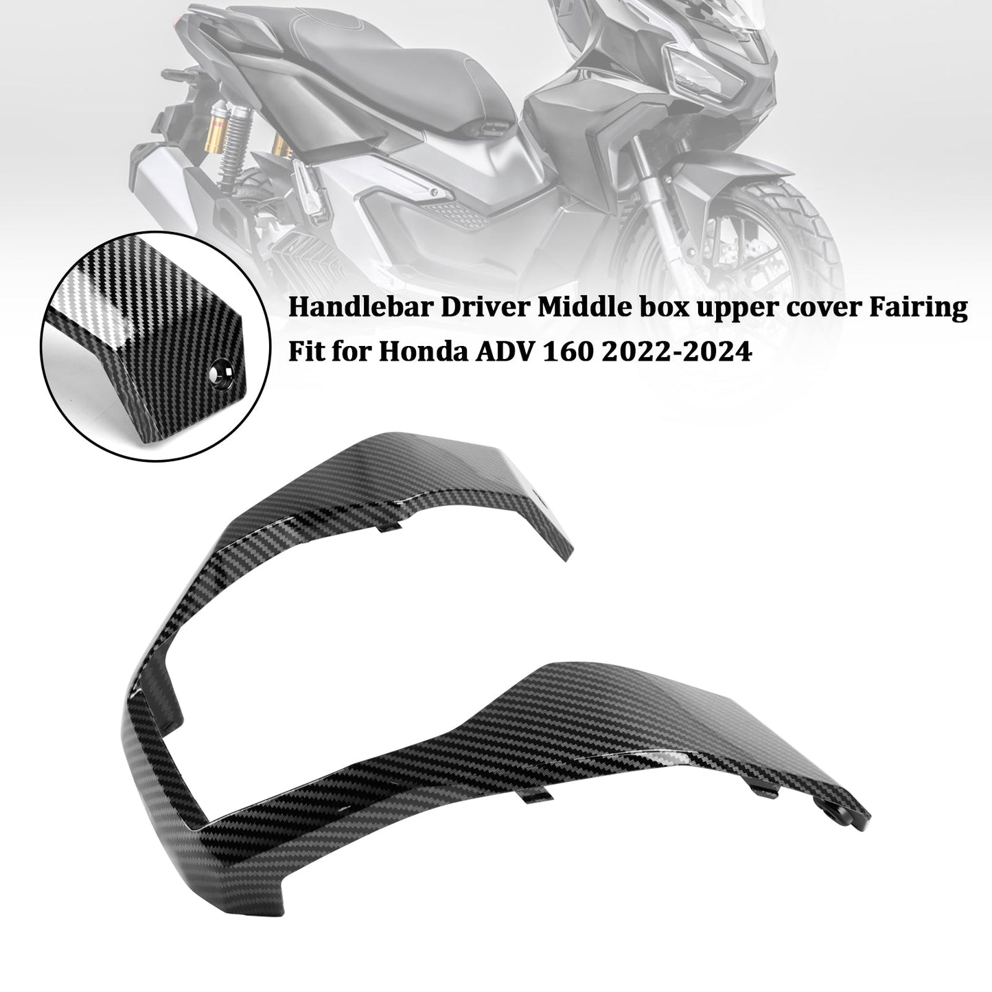 2023-2024 Honda ADV 160 Lenker Fahrer Mittelkasten untere Abdeckung Verkleidung