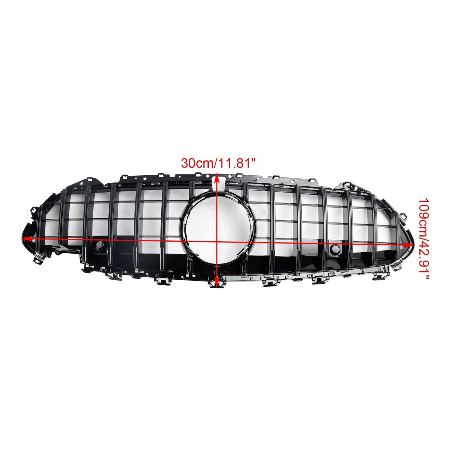 2018-2024 Mercedes CLS C257 W257 Coupé Schwarzer Kühlergrill für die Frontstoßstange