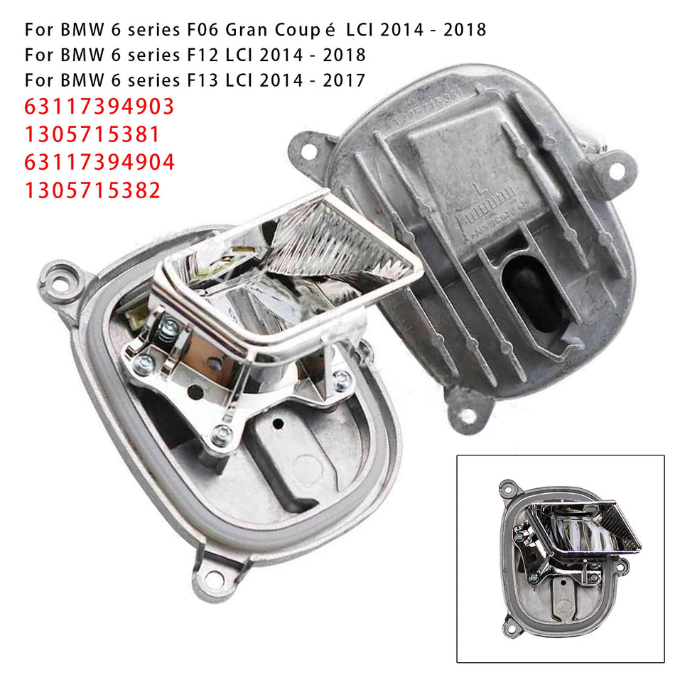 Links + Rechts LED Kurvenlicht Modul Für BMW 6 Series F12 F13 F06 LCI 2014-2018