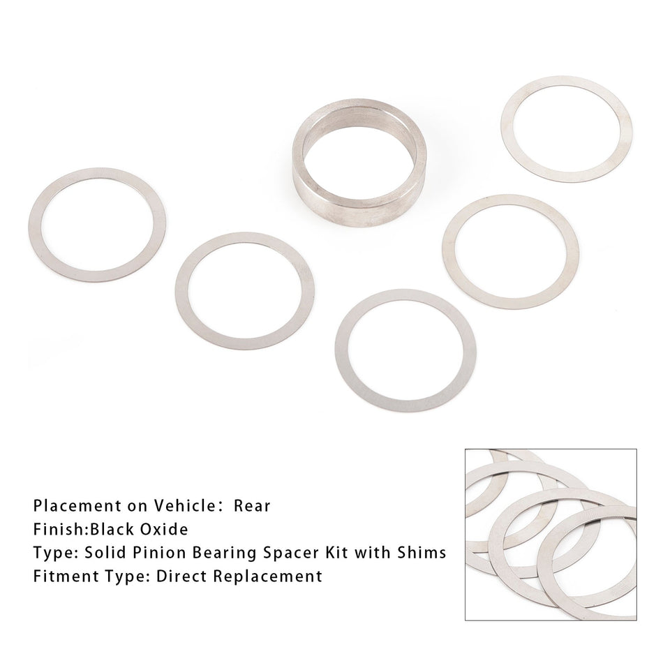 9 Zoll Solide Ritzel Lager Spacer Kit mit Distanzscheiben 9190920 Für Ford