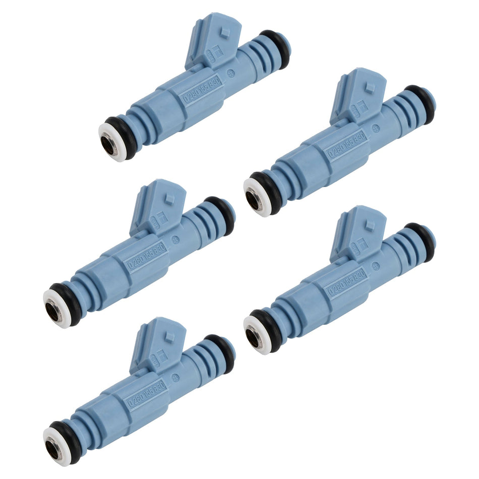 5 Stück Kraftstoffeinspritzdüsen für Volvo C70 V70 S60 S80 1998-2009 91860600 0280155830