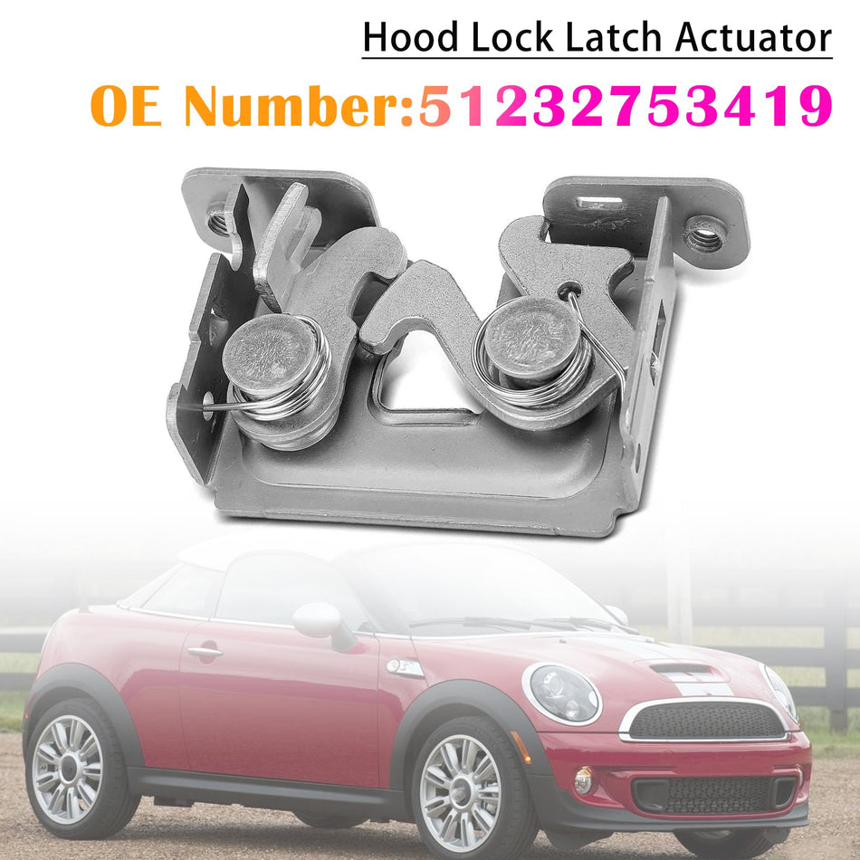 Motorhaubenschloss 51232753419 für BMW X5 X6 F15 F16 Mini R55 R56 R57 R59