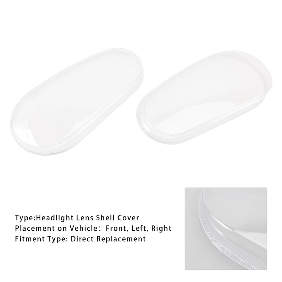 1999-2005 VW MK4 Golf/GTI/R32 Links + Rechts Scheinwerfer Objektiv Shell Abdeckung Lampenschirm