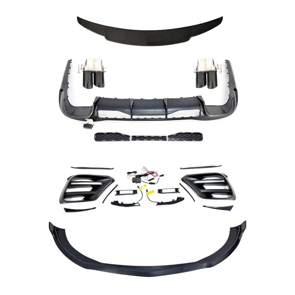 2021–2023 Mercedes S-Klasse W223 S450 S500 Upgrade B Style Bodykit Stoßstange
