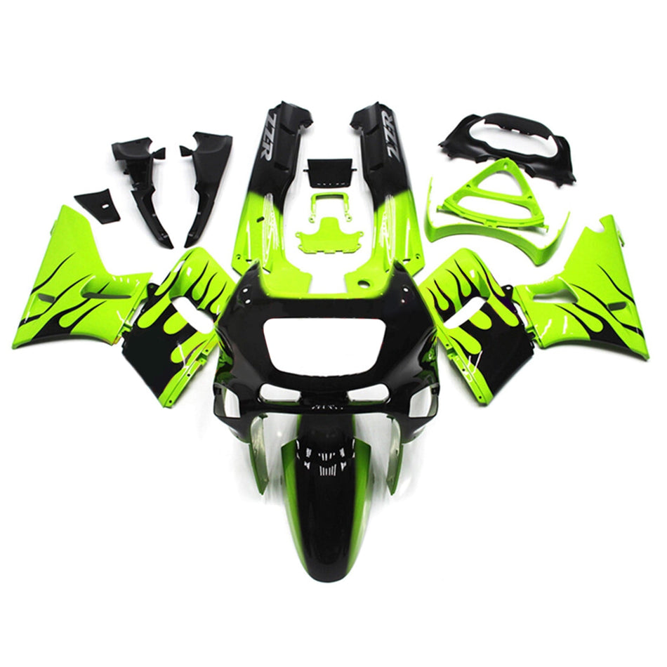 Verkleidungssatz aus ABS-Kunststoff, passend für Kawasaki ZZR400 (1993–2007) und ZZR600 (1998–2003)