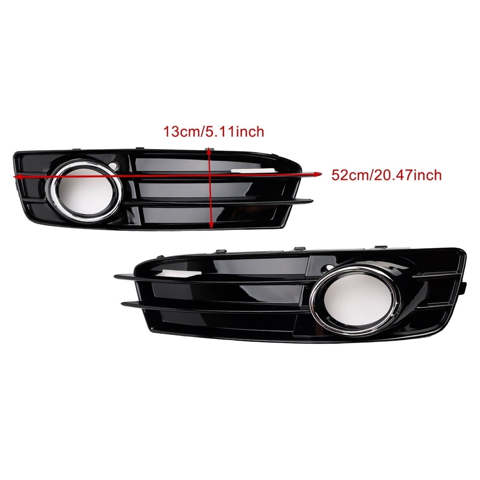 2009-2012 Audi A3 S-Line S3 Front Lower Bumper Grille Nebelscheinwerfer Abdeckung 8P0807682 8P0807681