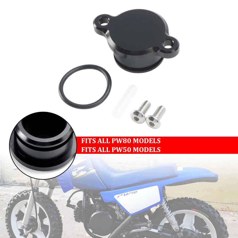 YAMAHA PW50 PW80 ALLE MODELLE ?leinspritzpumpe L?schen Block Off Stecker Schwarz