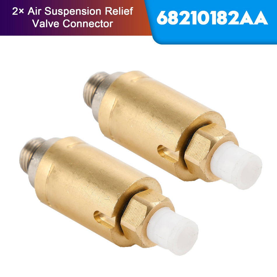 2× 68210182AA Anschlussstück für Luftfederungs-Entlastungsventil für Grand Cherokee Ram 1500