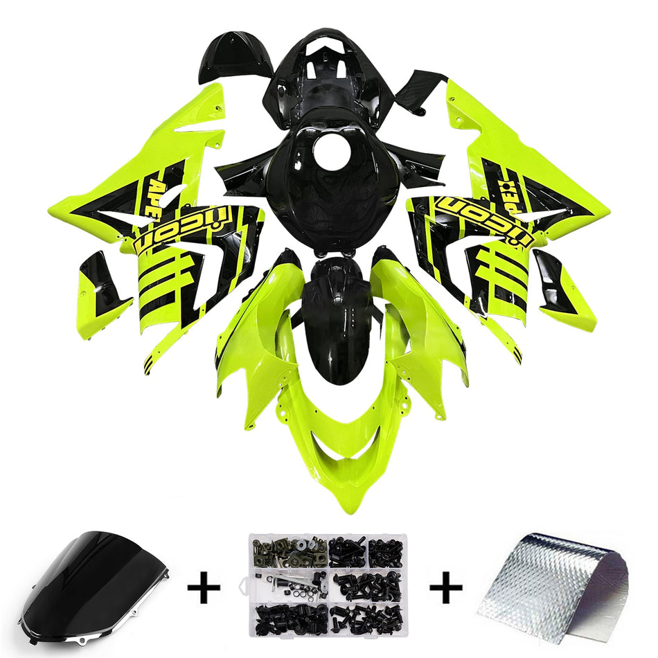 Injection Verkleidung Kit Karosserie Kunststoff ABS fit Für Kawasaki ZX10R 2004-2005