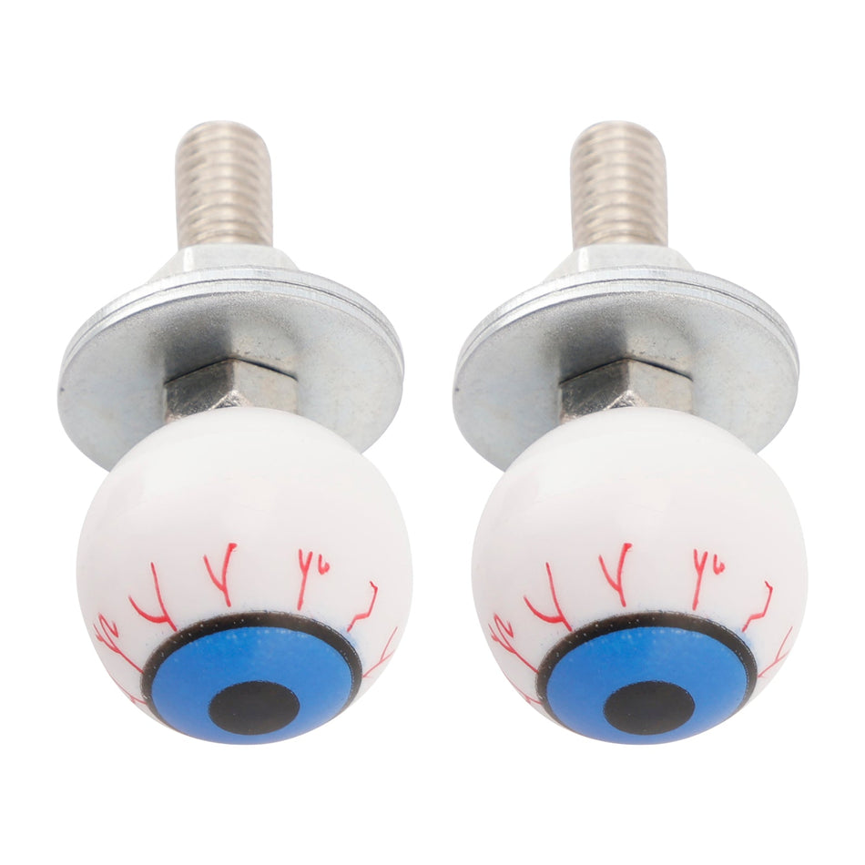 2x Custom Augapfel Kennzeichen Schraube Kunststoff Motorrad Chopper Trike