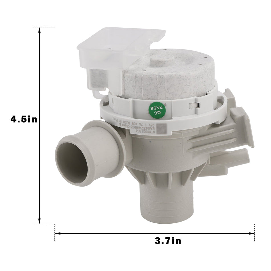 AHA75673401 Ablaufpumpenbaugruppe für Geschirrspüler für LG Motor DC26V WT7100CW/00