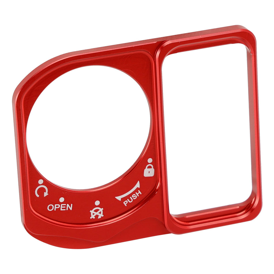 Rote Zündschalterabdeckung aus Aluminium für Honda PCX150, PCX125, PCX160, ADV150