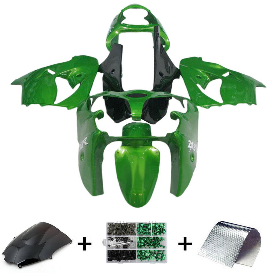 2000-2001 Kawasaki ZX9R Einspritzverkleidungssatz Karosserie Kunststoff ABS