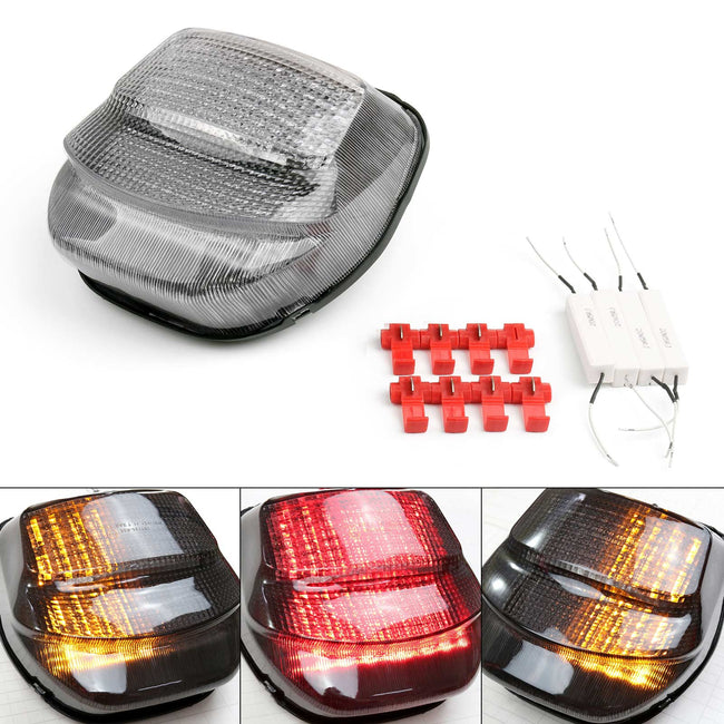 Clear LED Taillight + Turn Signals For Honda CBR1100XX 1999-2006