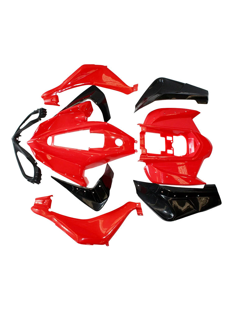 Kunststoff Verkleidung Kotflügel Kit Für 110cc 125cc Mars Sport Quad Dirt Bike ATV Rot