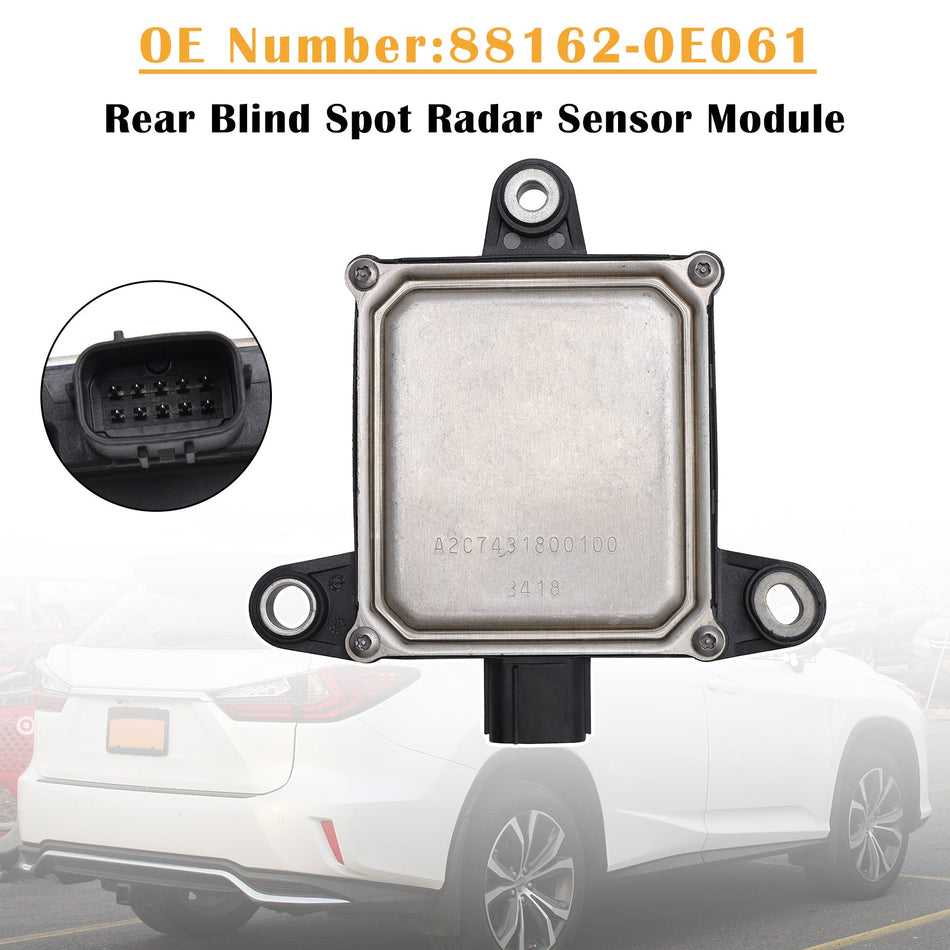 2016–2019 Für Lexus RX350 RX450h Totwinkel-Radarsensormodul hinten 88162-0E061