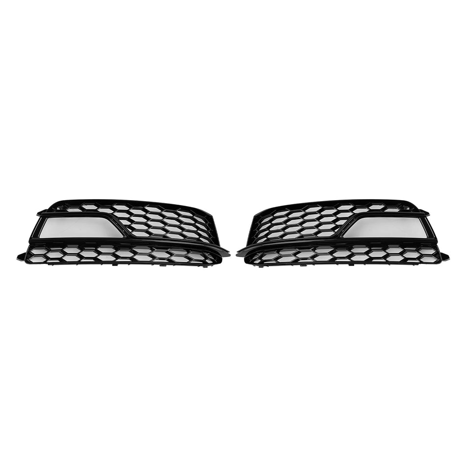 2013–2016 Audi A5 S-Line S5 2 Stück Front Nebelscheinwerfer schwarz Kühlergrill