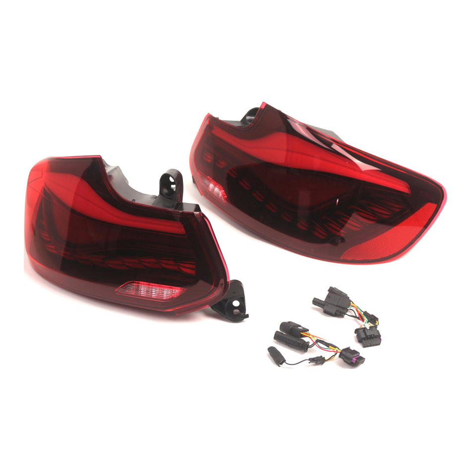 2014–2021 BMW M2 M238i, M240i L&amp;R rote LED-Rückleuchten, Rückleuchtenbaugruppe 63219491591