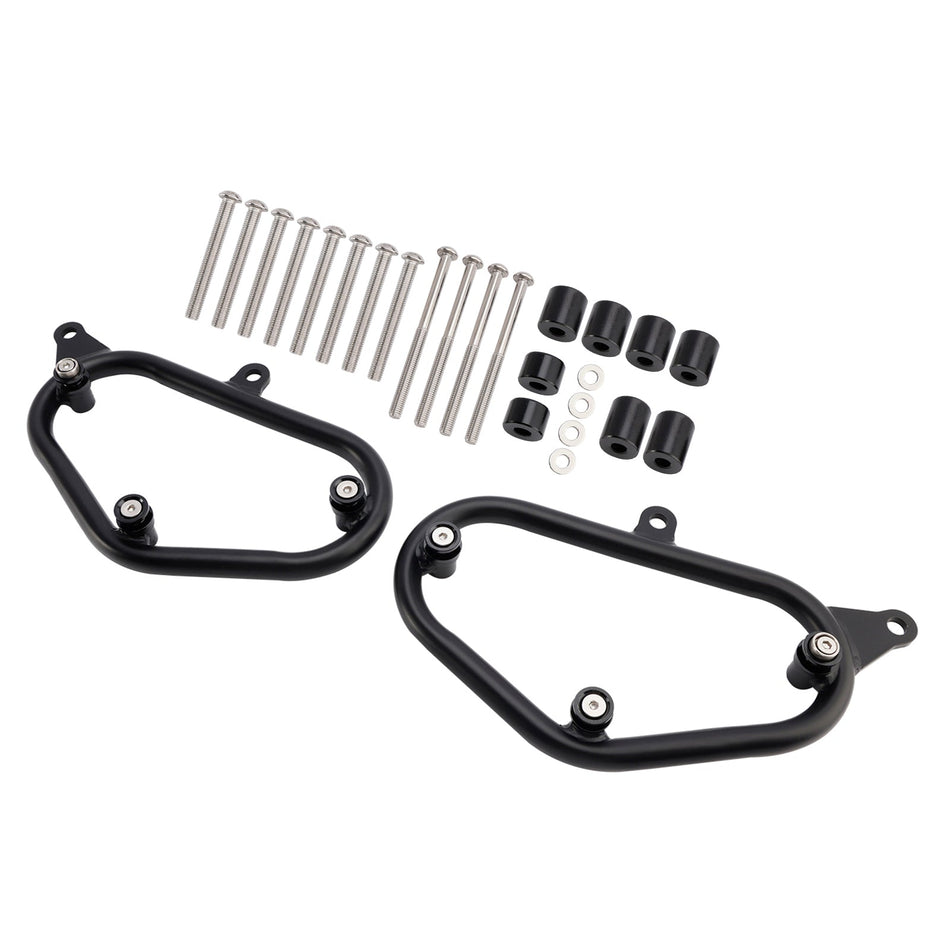 2024–2025 Kawasaki Eliminator 500 Seitenhalterung für Satteltasche, schwarz