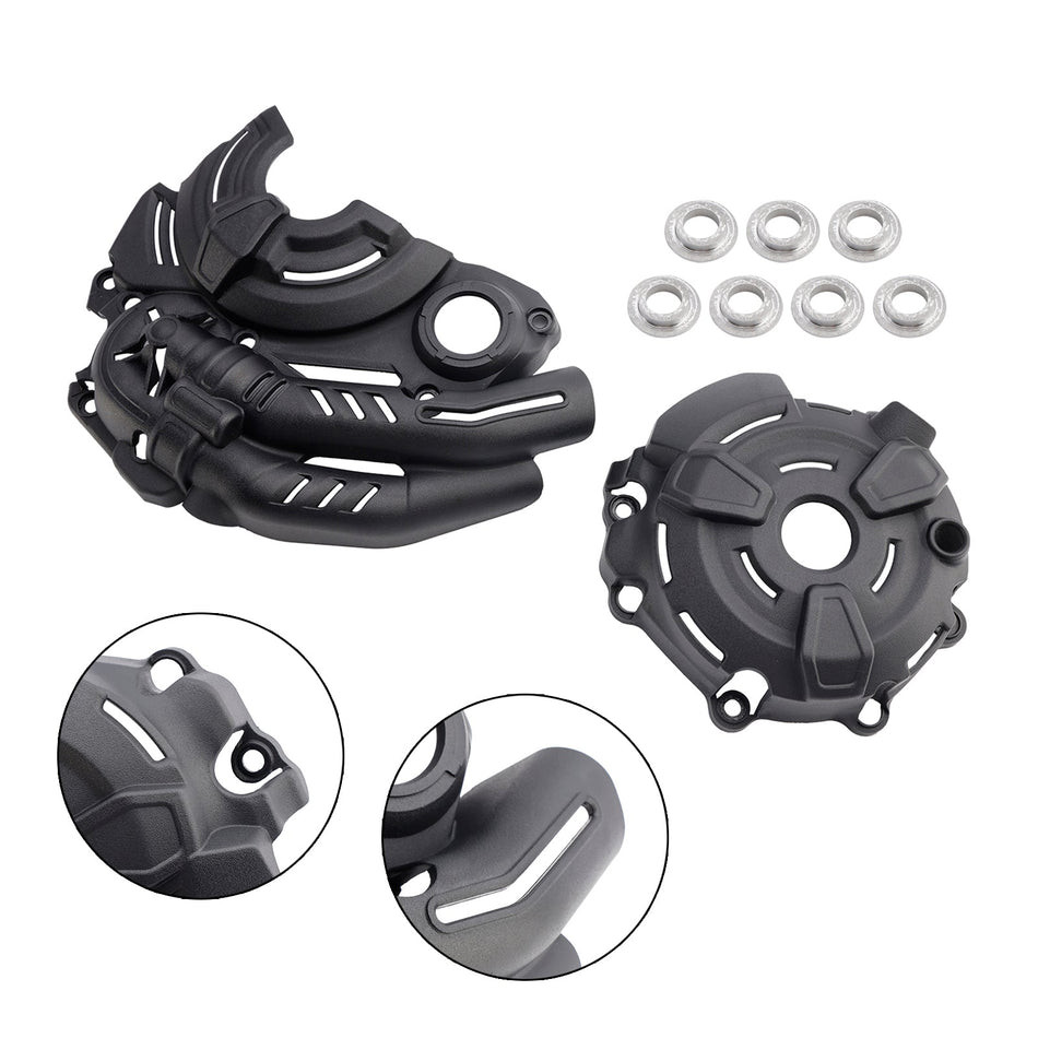 Motorschutz Schutz Motorgehäuse Fit Schwarz Für Yamaha Tenere Mt-07 Xsr700