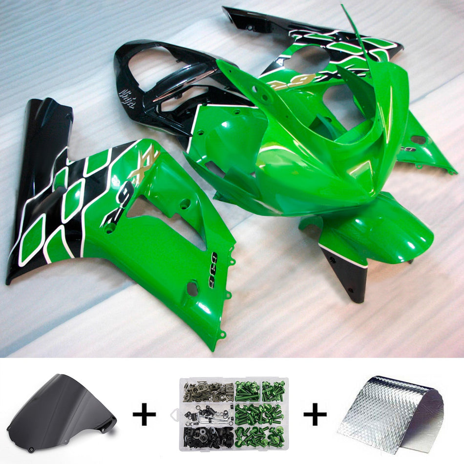 Verkleidungssatz aus ABS-Kunststoff, passend für Kawasaki ZX6R 636 2003-2004
