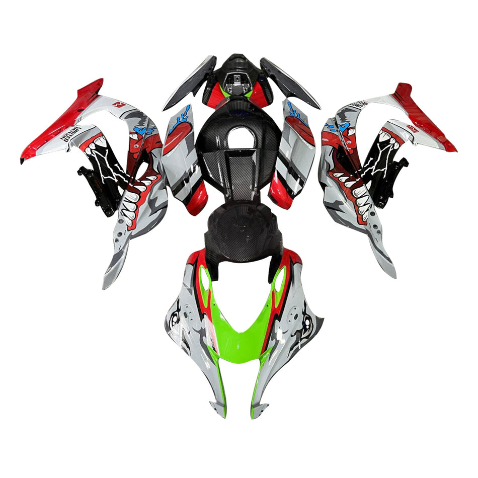Injection Verkleidung Kit Karosserie Kunststoff ABS fit Für Kawasaki ZX10R 2016-2020