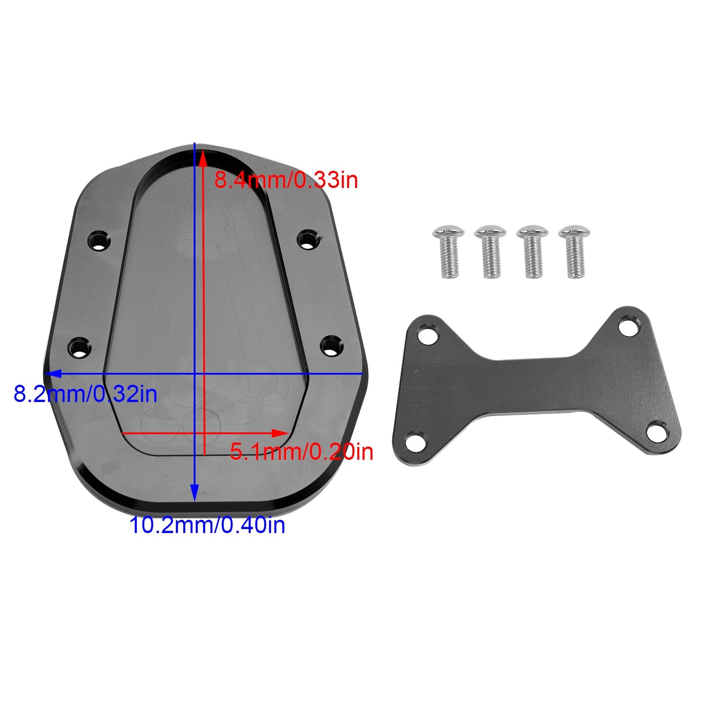 2023-2024 HONDA CT125 Hunter Cub Trail 125 St?nder Vergr??ern Platte Pad