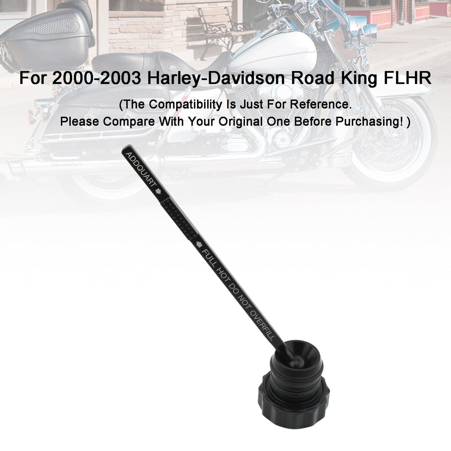 Ölmessstab Tankdeckel Stecker 0710-0121 Fit Für Touring Road King Electra Glide 00-06