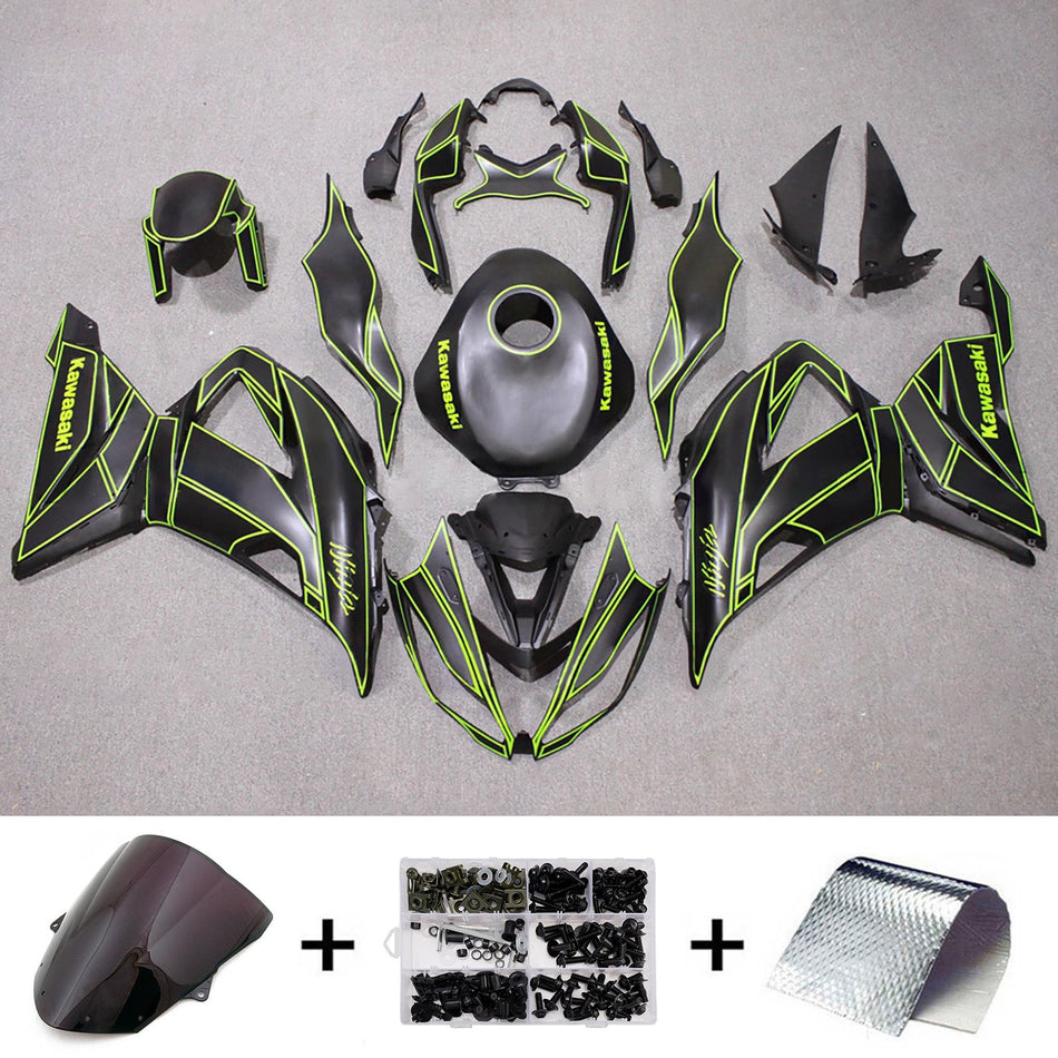 Verkleidungssatz aus ABS-Kunststoff, passend für Kawasaki ZX6R 636 (2013–2018)