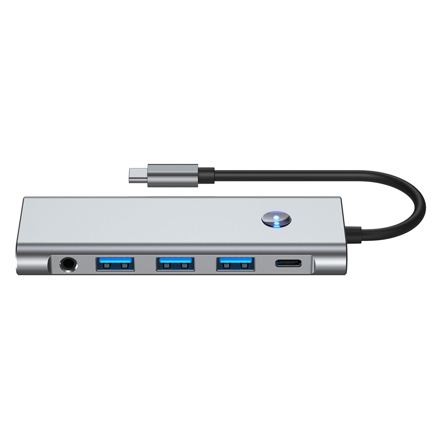 9 in 1 TYPE-C + USB3.0 USB2.0 HDMI SD/TF PD100W Audio Datenschnittstelle Hub Adapter