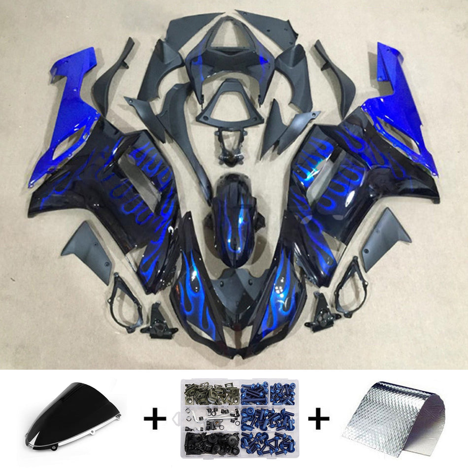 Verkleidungssatz aus ABS-Kunststoff, passend für Kawasaki ZX6R 636 (2007-2008)