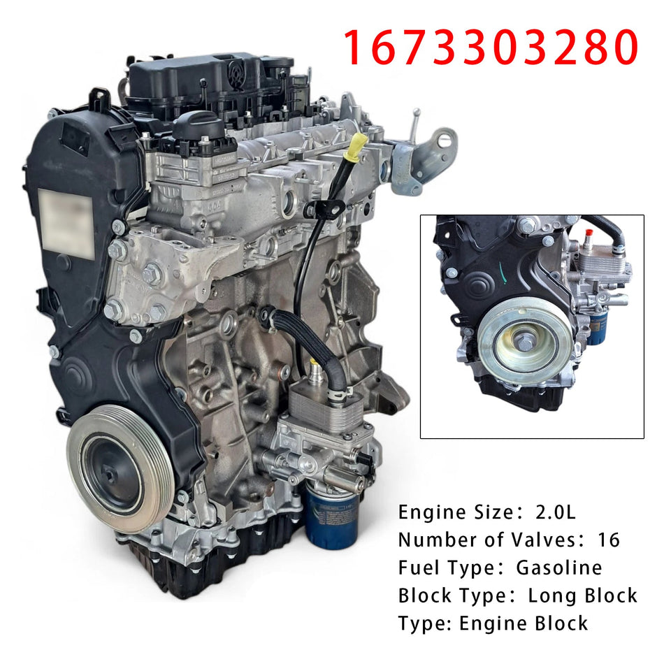 Brandneuer 1673303280 Motor AH01 2.0 BlueHDi für Opel Vivaro C/Zafira Life