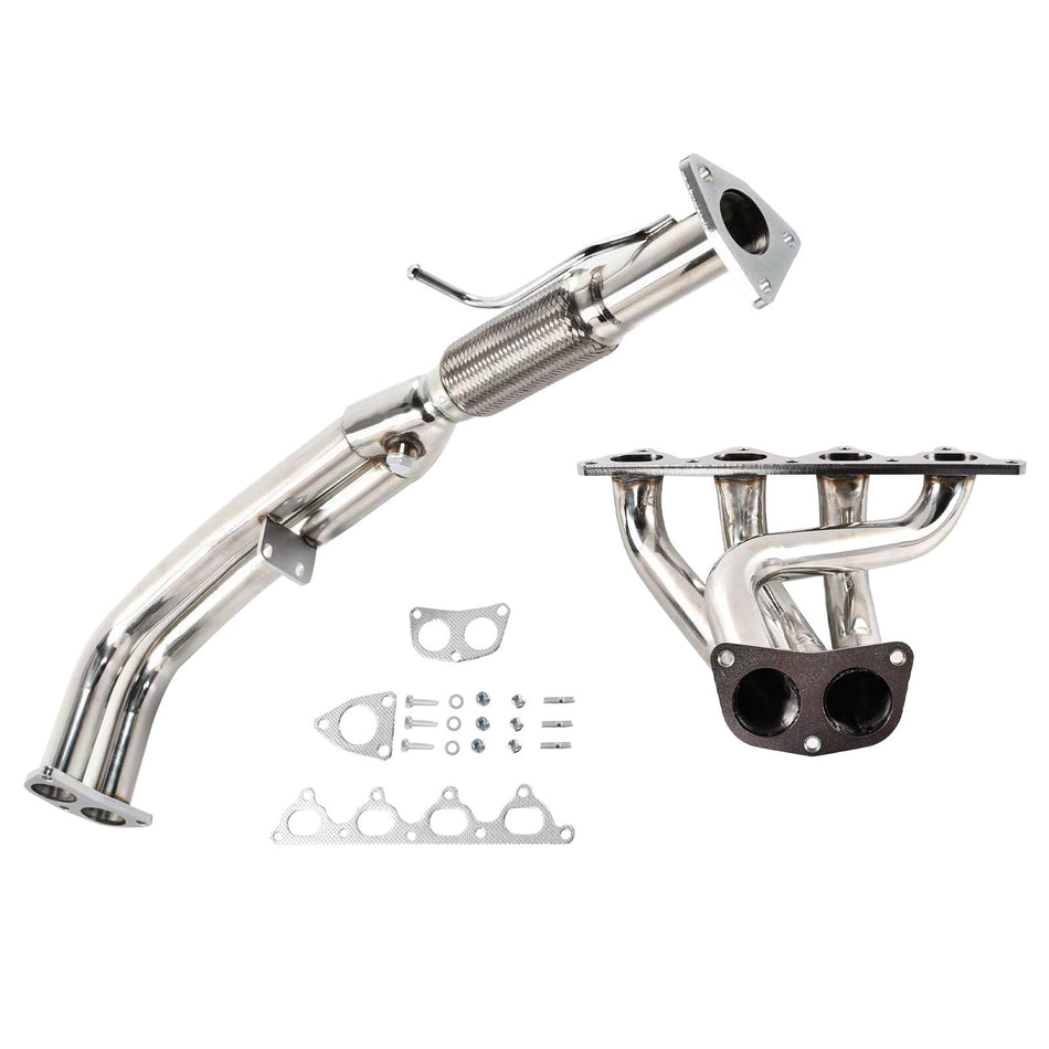 Auspuffkrümmerkopf passend für Honda Accord 2.2L 1990–1993 4-2-1 Tri-Y