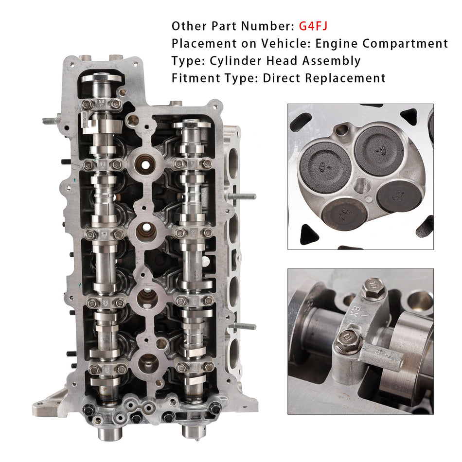 Zylinderkopf Montage G4FJ Für Hyundai Accent Kia Soul 1,6 L 2012-2019