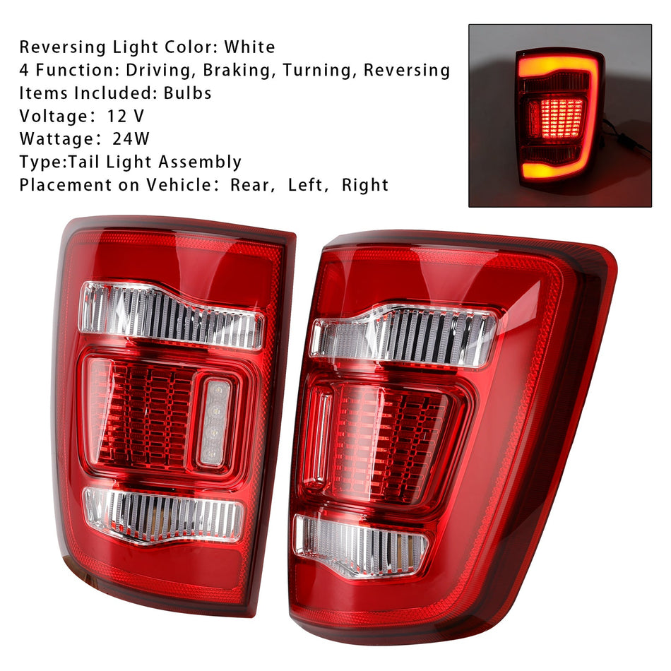 2009–2018 Dodge Ram 1500 links + rechts LED-Rücklichtbaugruppe