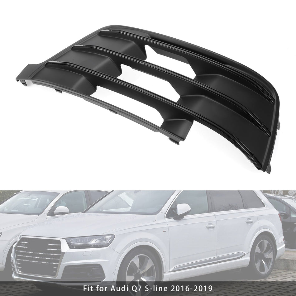 2016–2019 Audi Q7 S-Line Original Nebelscheinwerfergitter linke Seite 4M0807681D