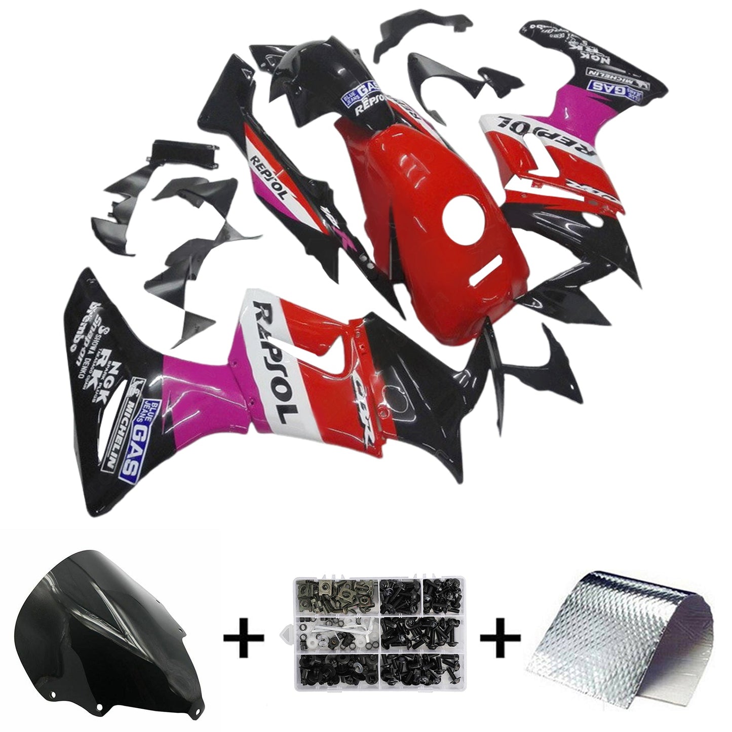 2002-2006 Honda CBR125R Einspritzverkleidungssatz Karosserie Kunststoff ABS