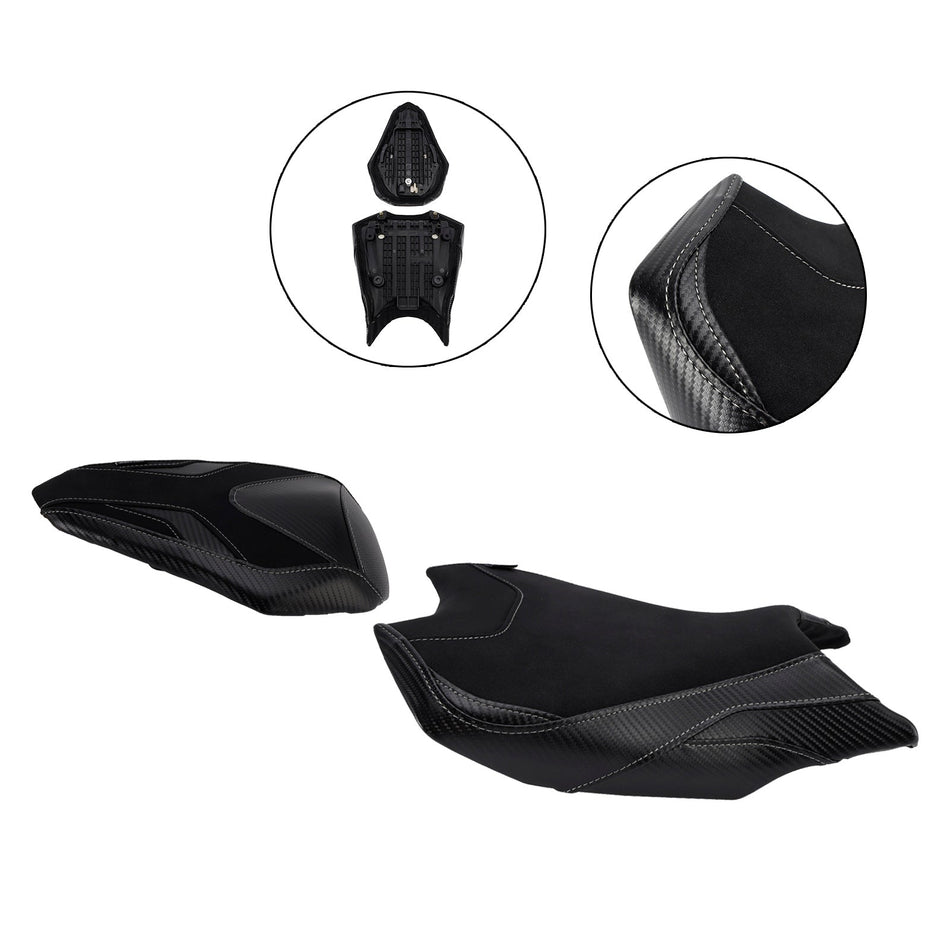 2017–2024 2023 Für Honda CBR250RR Raider Soziussitz-Set vorne & hinten, schwarz