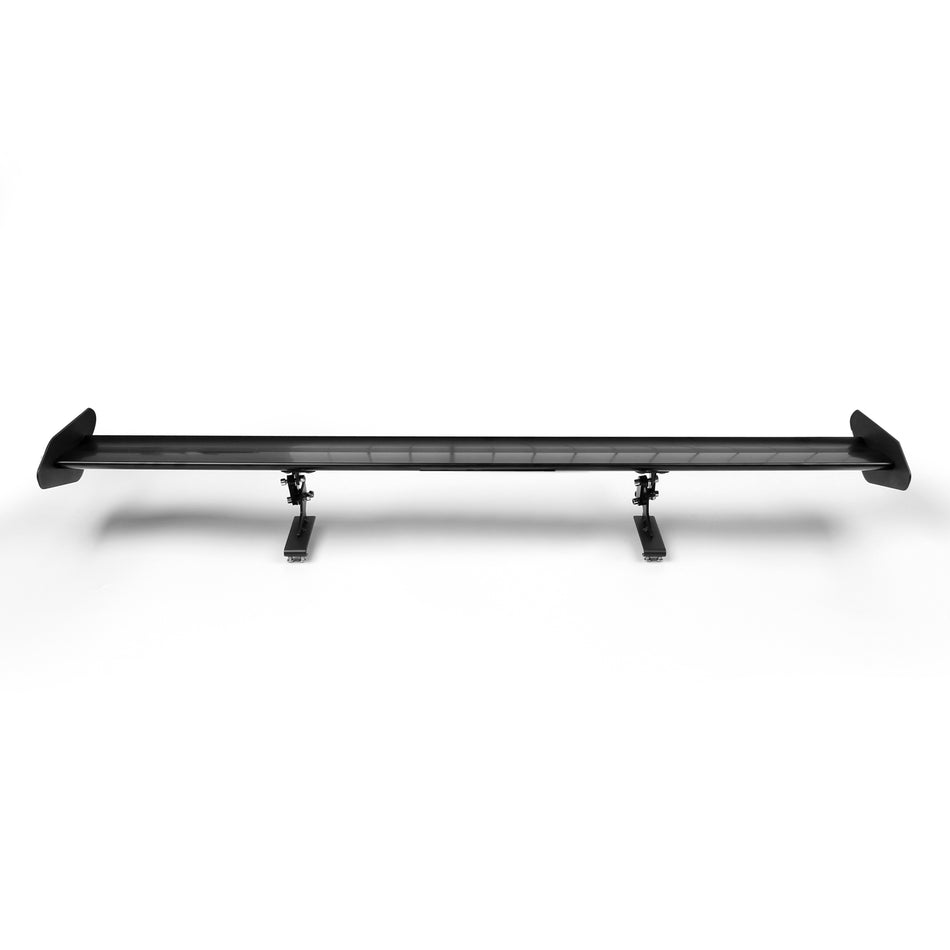 Universal Hatch Adjustable Aluminum GT Rear Trunk Wing Racing Spoiler Black 14#