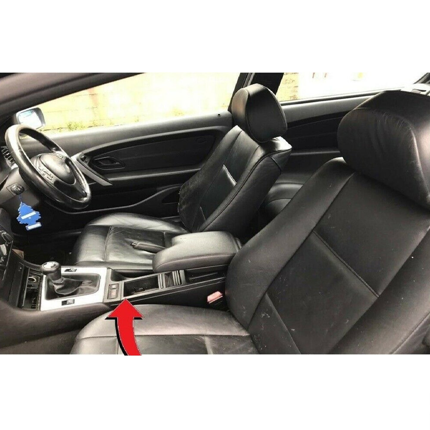 Schwarz Getr?nkehalter Passt für BMW E46 3 Series 1998-2007