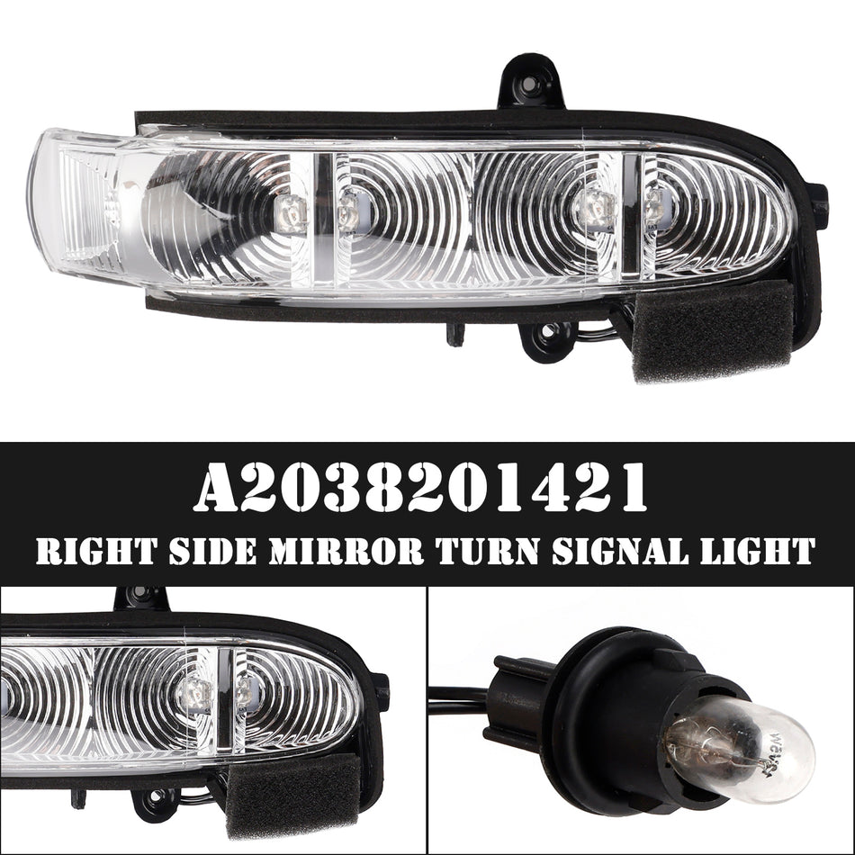 Rechter Außenspiegel-Blinker für Mercedes-Benz W211 S211 W463 A2038201421