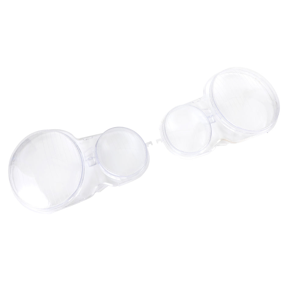 Mercedes E-Klasse W210 1998-2002 Links + Rechts Scheinwerferglas Kunststoff-Abdeckschale