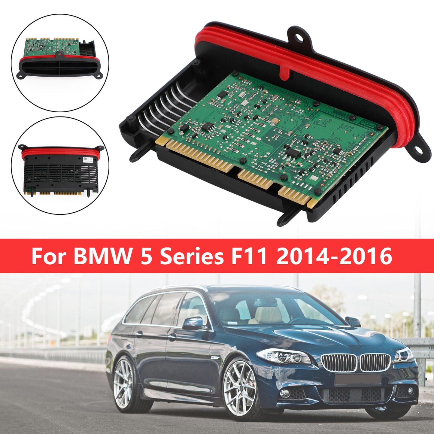 Module de pilote TMS de phare 63117316187 pour BMW série 5 F10 F11 LCI 2014-2016